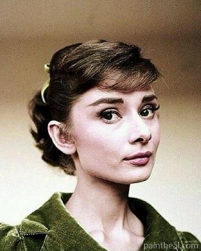 Young Audrey Hepburn People Painting By Numbers Kits