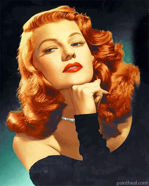 Rita Hayworth Painting By Numbers Kits