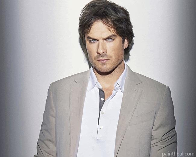 Ian Somerhalder NEW Painting By Numbers Kits