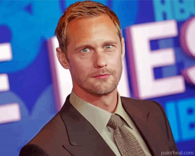 Classy Alexander Skarsgard Painting By Numbers Kits