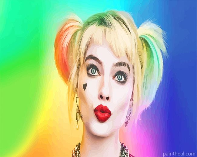 Harley Quinn Colorful NEW Painting By Numbers Kits