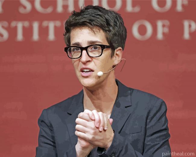 Rachel Maddow Painting By Numbers Kits