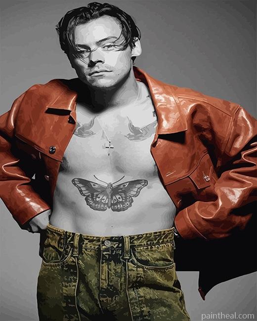 Tattooed Harry Styles NEW Painting By Numbers Kits