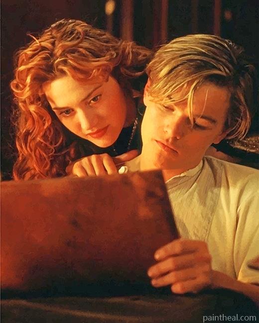 Jack And Rose Titanic NEW Painting By Numbers Kits
