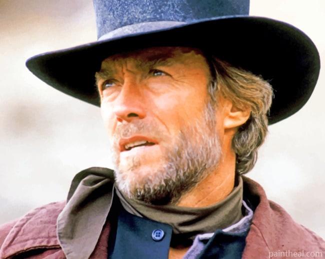 Cowboy Clint Eastwood Painting By Numbers Kits