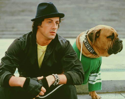 Sylvester Stallone From Rocky Movie Painting By Numbers Kits