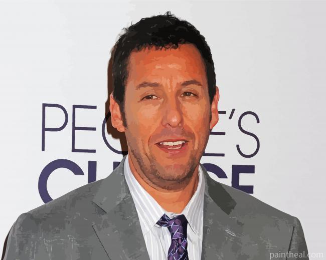 Comedian Adam Sandler Painting By Numbers Kits