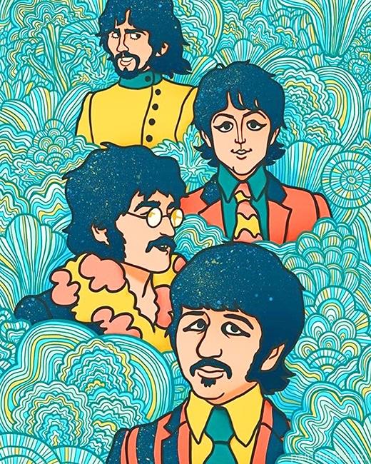 The Beatles Art Painting By Numbers Kits