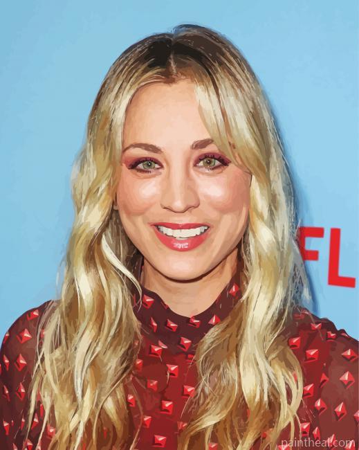 Actress Kaley Cuoco Painting By Numbers Kits