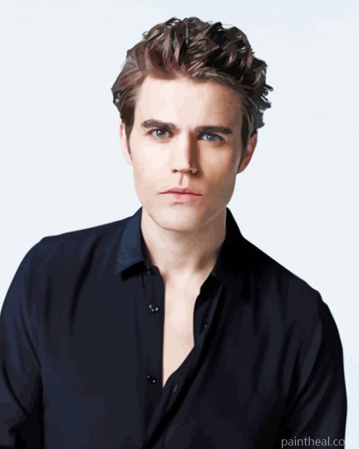 Stefan Salvatore Character -Paint By Numbers Painting By Numbers Kits