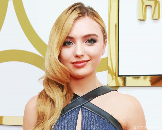 Beautiful Actress Peyton List Painting By Numbers Kits