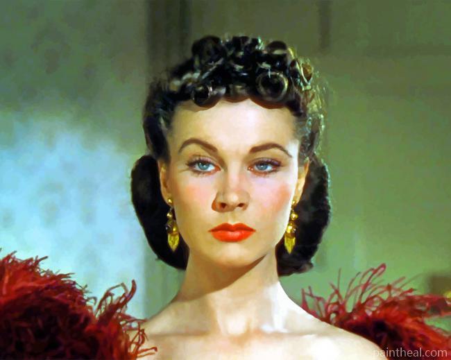 Vivien Leigh Gone With The Wind Painting By Numbers Kits