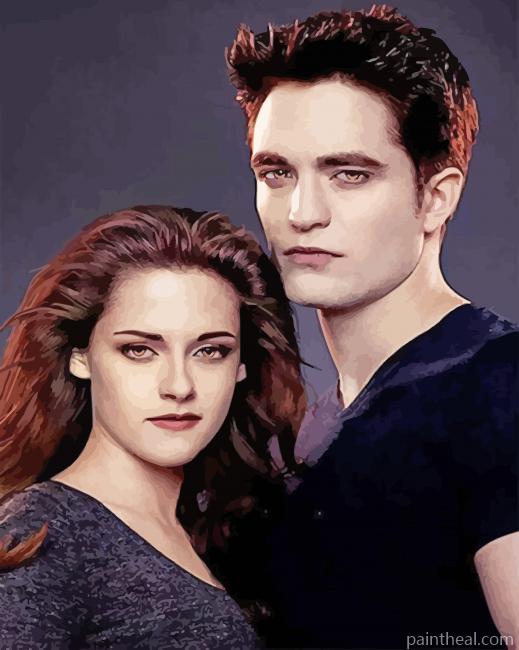 Bella and Edward Twilight Painting By Numbers Kits