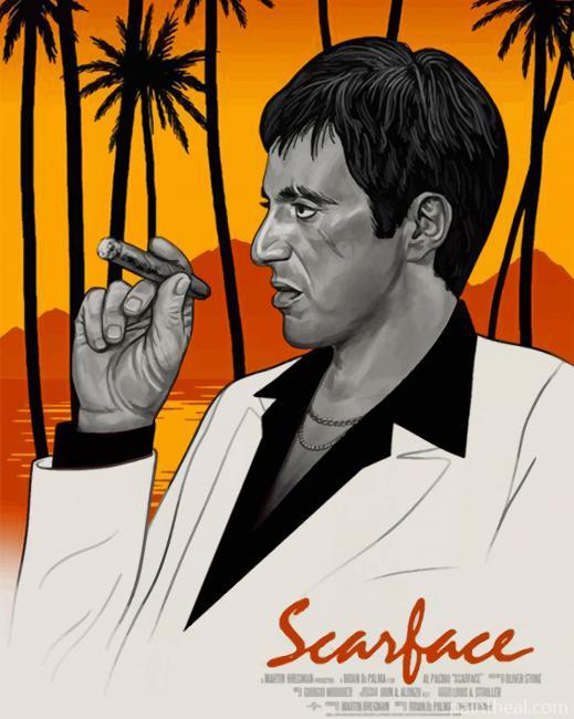 Scarface Art Poster Painting By Numbers Kits