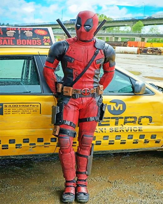 Deadpool Comedy Film Painting By Numbers Kits