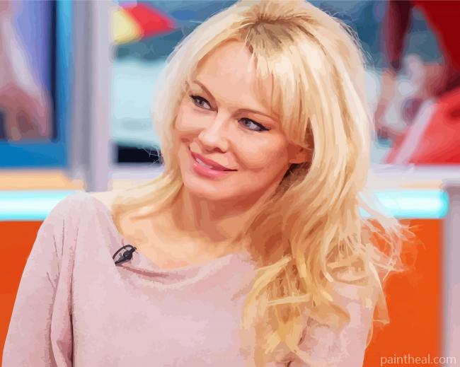Beautiful Pamela Anderson Painting By Numbers Kits
