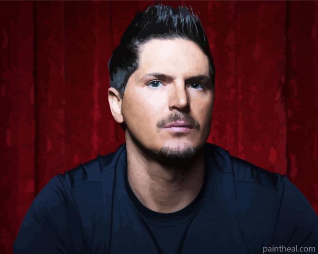 Handsome Zak Bagans Painting By Numbers Kits