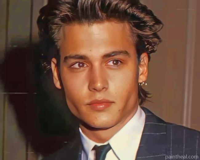 Young Johnny Depp Painting By Numbers Kits