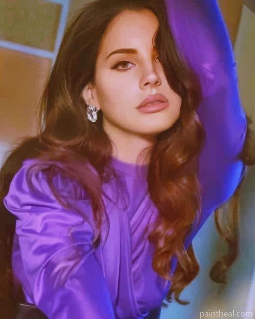 Lana Del Rey Painting By Numbers Kits
