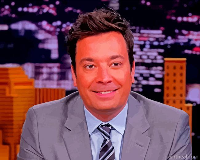 Aesthetic Jimmy Fallon Painting By Numbers Kits