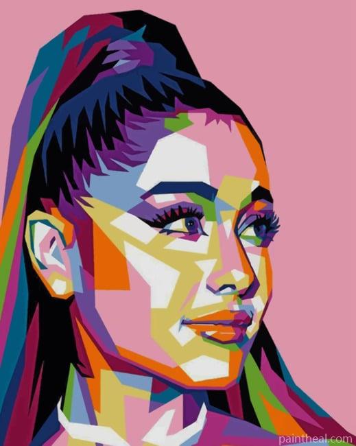 Ariana Grande Pop Art Painting By Numbers Kits