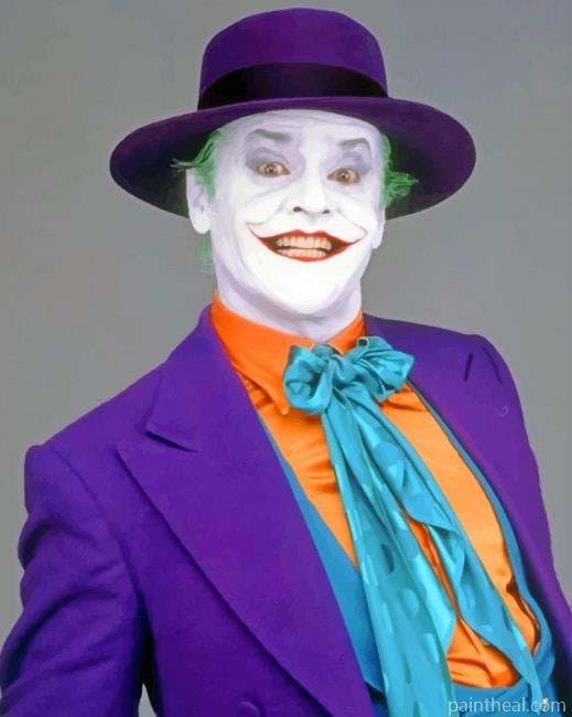 Jack Nicholson Joker Painting By Numbers Kits