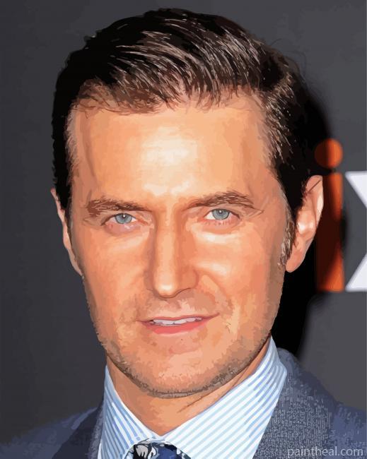 Close Up Richard Armitage Painting By Numbers Kits