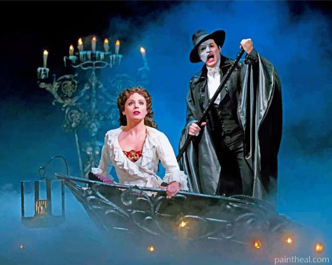 Phantom Of The Opera Characters Painting By Numbers Kits