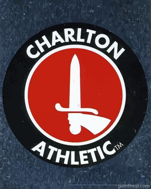 Charlton Athletic Logo Painting By Numbers Kits