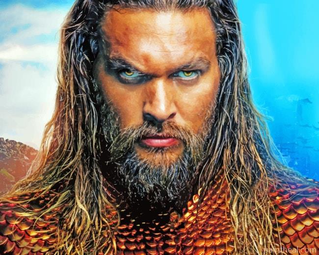 Aquaman Jason Momoa Painting By Numbers Kits