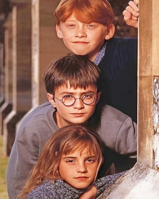 Harry Potter Hermione And Ron Painting By Numbers Kits