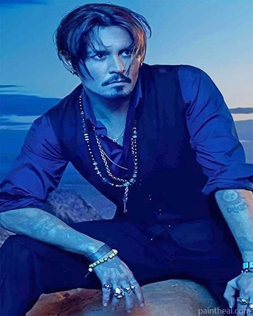 Johnny Depp Painting By Numbers Kits