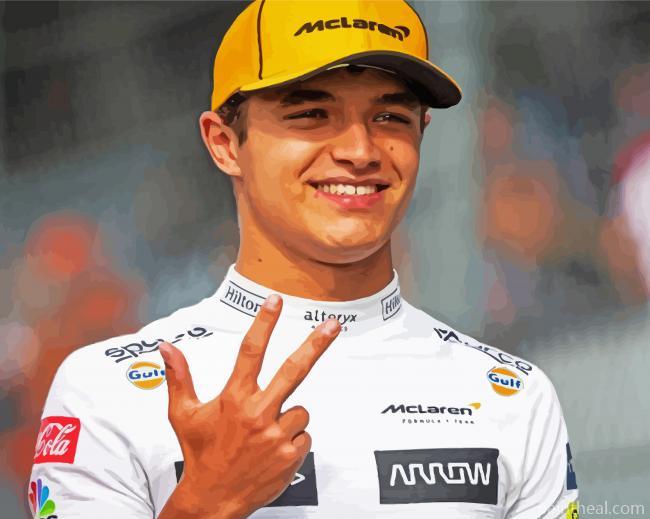 Cool Lando Norris Painting By Numbers Kits