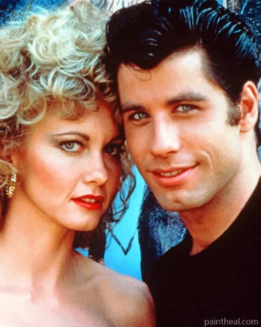 John Travolta Grease Painting By Numbers Kits
