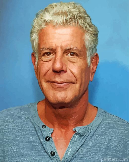 Anthony Bourdain Painting By Numbers Kits