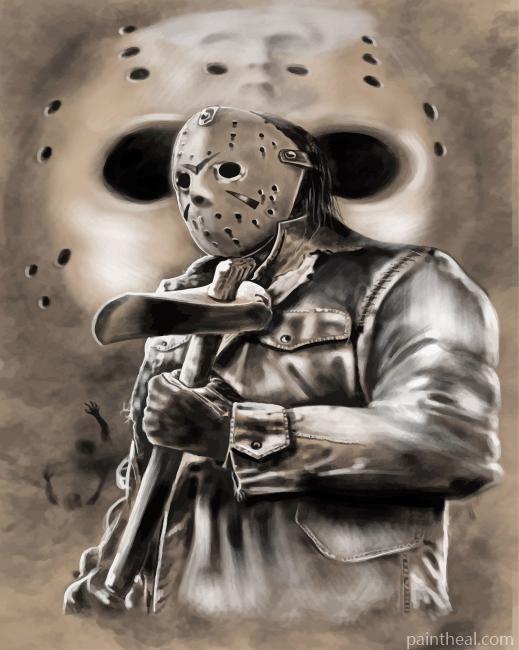 Jason Voorhees Painting By Numbers Kits