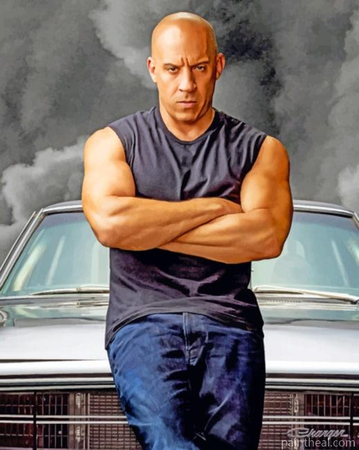 Dominic Toretto Painting By Numbers Kits