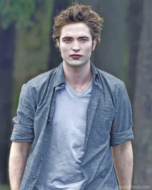 Handsome Edward Cullen Painting By Numbers Kits