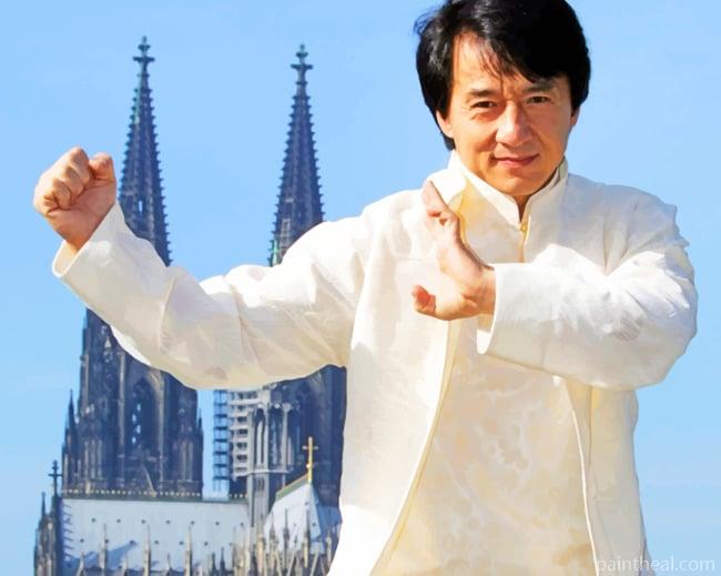 Actor Jackie Chan Painting By Numbers Kits