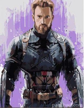 Captain America – 5D Diamond Painting Painting By Numbers Kits