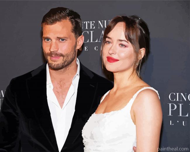 Fifty Shades Of Grey Actors Painting By Numbers Kits