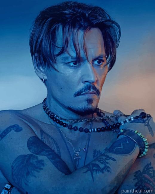 The American Actor Johnny Depp Painting By Numbers Kits