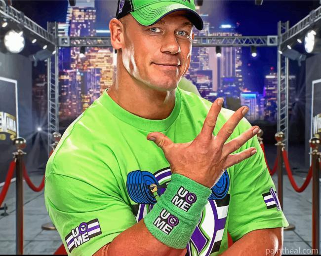 John Cena WWE Painting By Numbers Kits