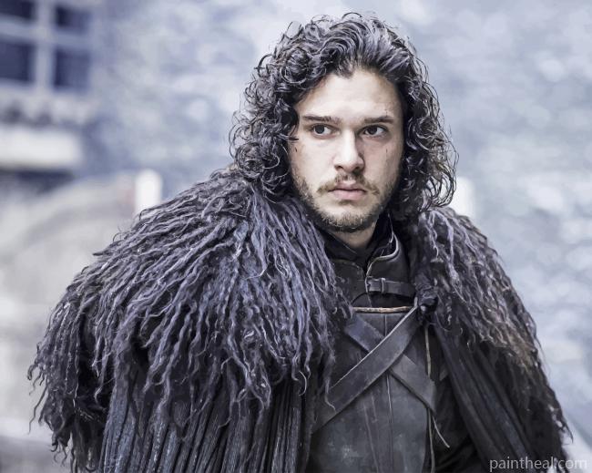Jon Snow Game Of Thrones Painting By Numbers Kits