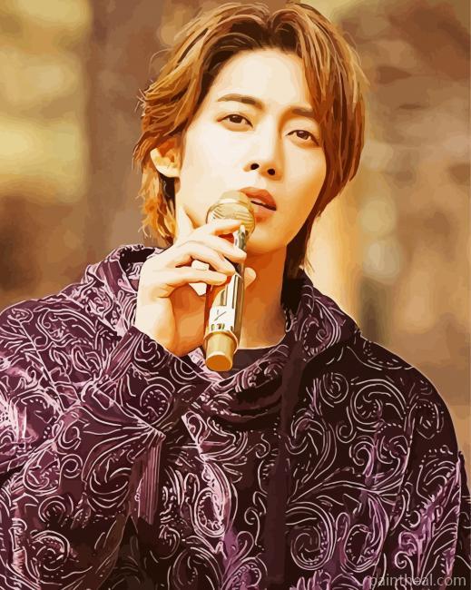 Kim Hyun Joong Actor Painting By Numbers Kits