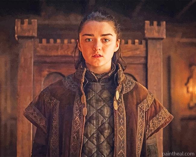 Arya Stark Game of thrones Painting By Numbers Kits