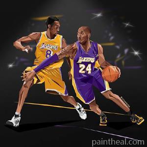 Lakers Players Painting By Numbers Kits