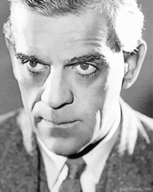 Monochrome Karloff Painting By Numbers Kits