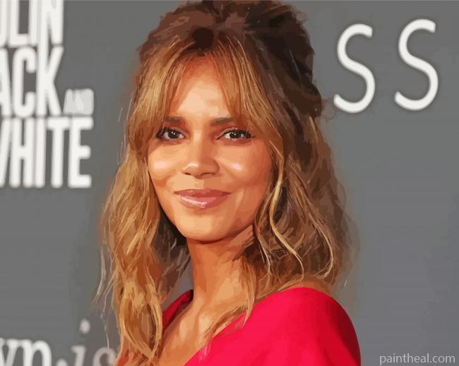 Actress Halle Berry Painting By Numbers Kits