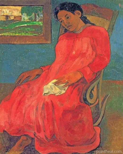 Woman By Gauguin Painting By Numbers Kits